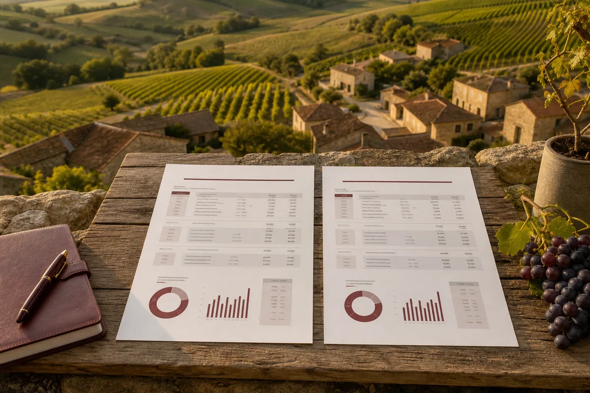 Deux propositions de gestion locative posées côte à côte pour comparaison chiffrée